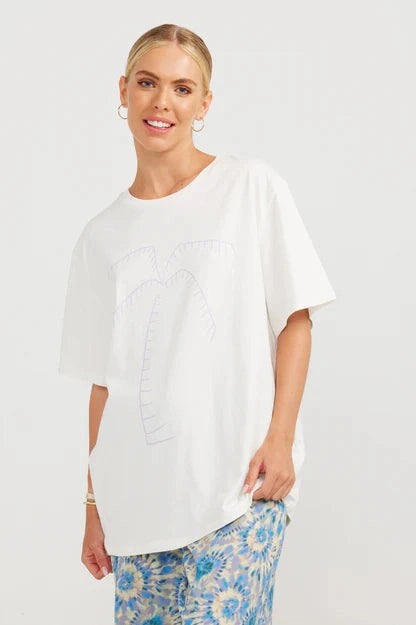 Charlie Holiday PALM BOYFRIEND TEE