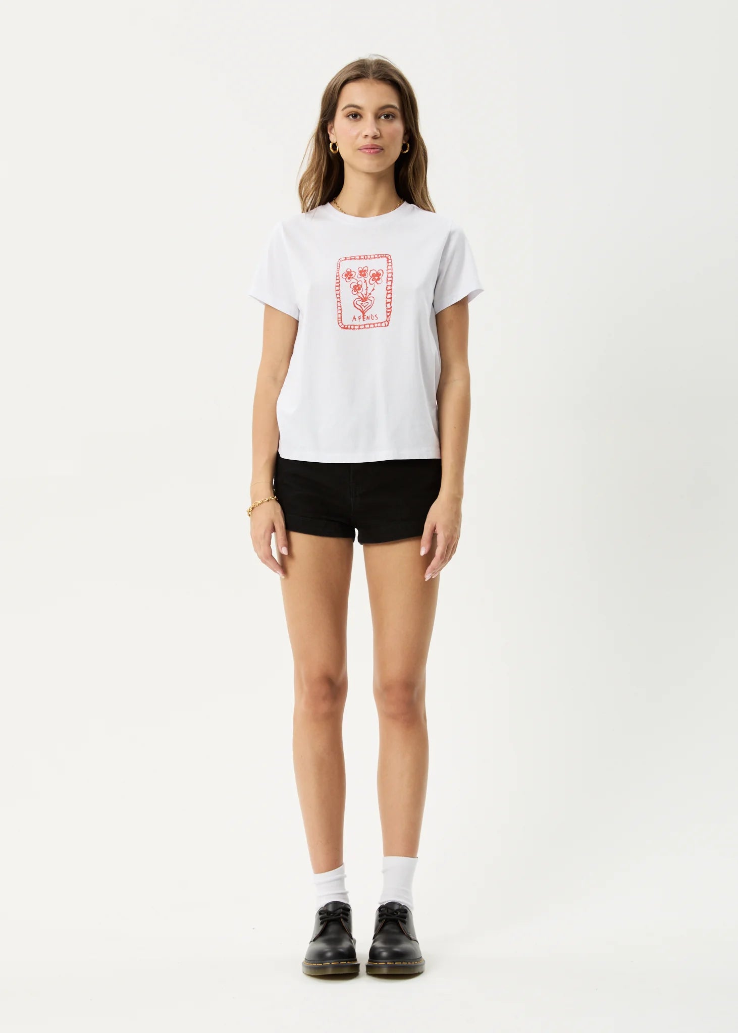 AFENDS Maisie regular tee - White