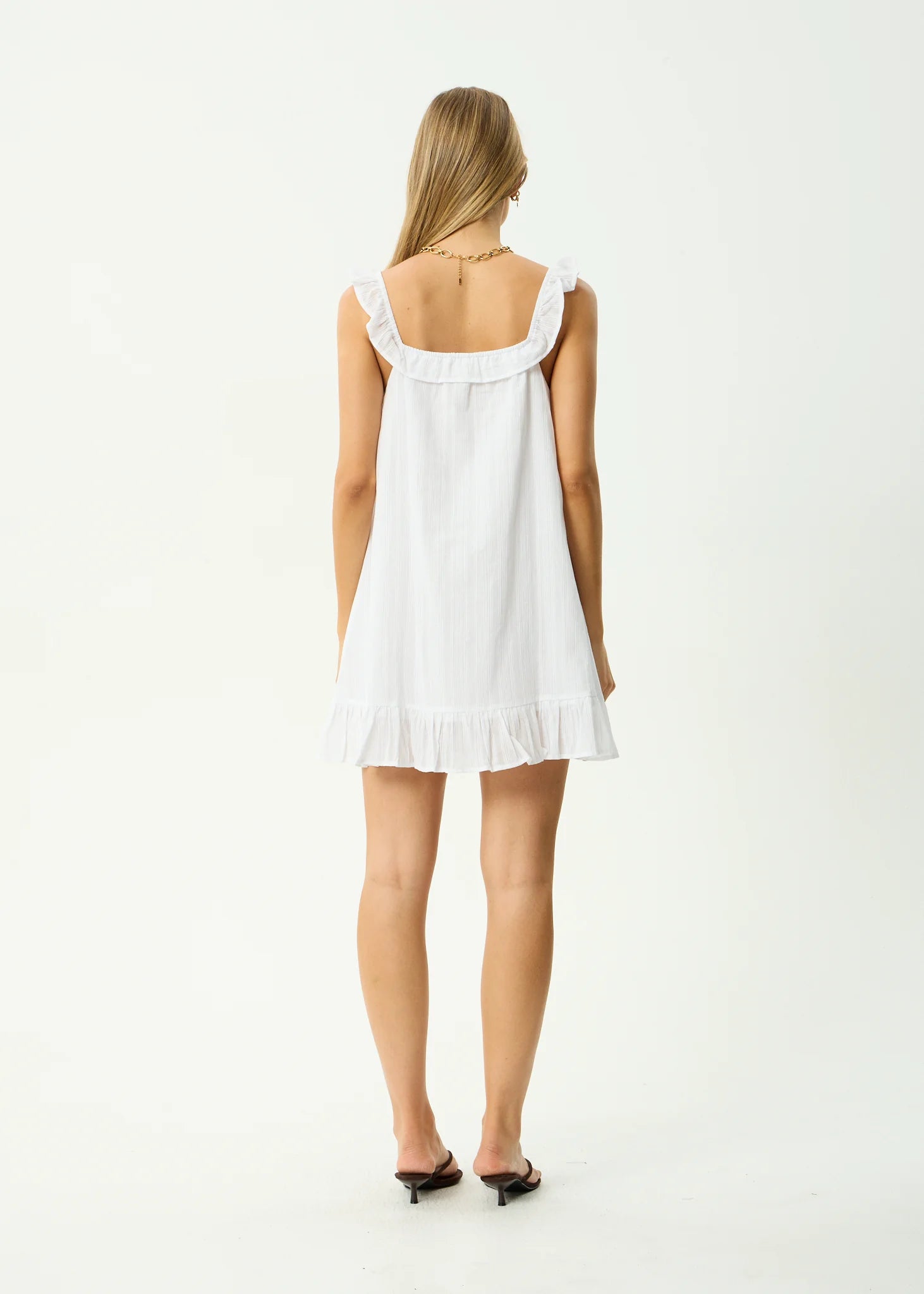 AFENDS Aquarius Mini Dress - White