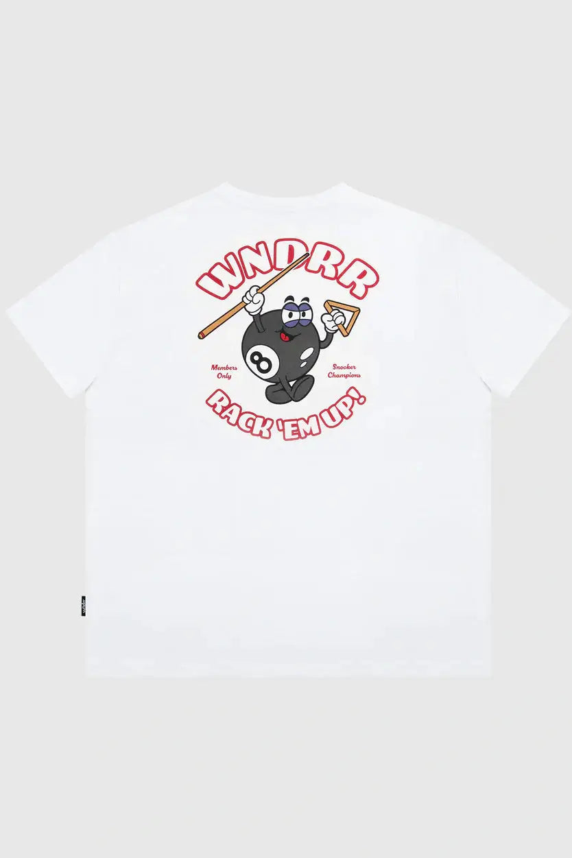WNDRR - snooker box fit tee - white