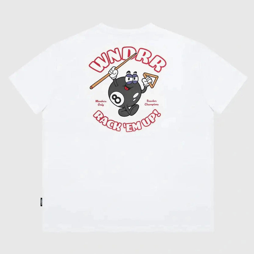 WNDRR - snooker box fit tee - white