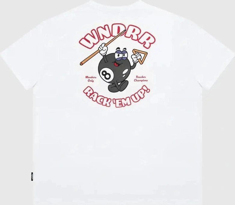 WNDRR - snooker box fit tee - white