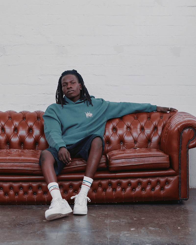 WNDRR Top tier hood sweat - Dark green