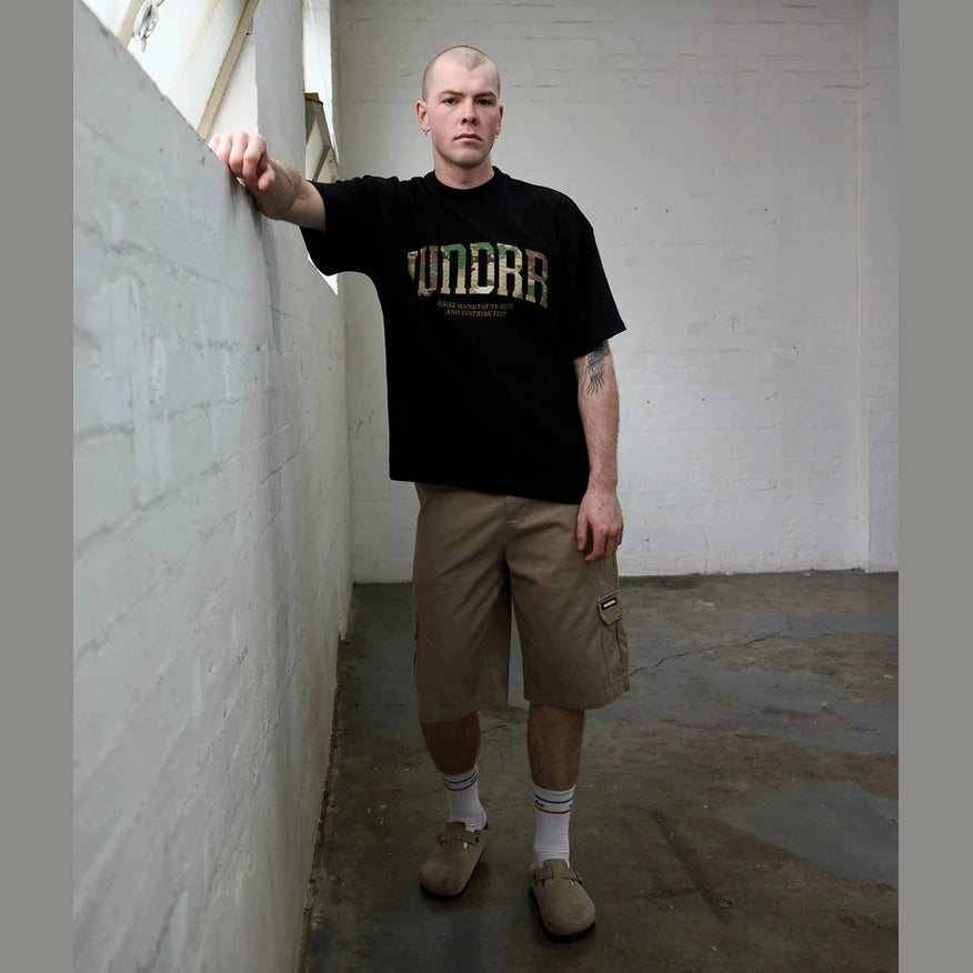 WNDRR Protocol heavy weight tee - Black