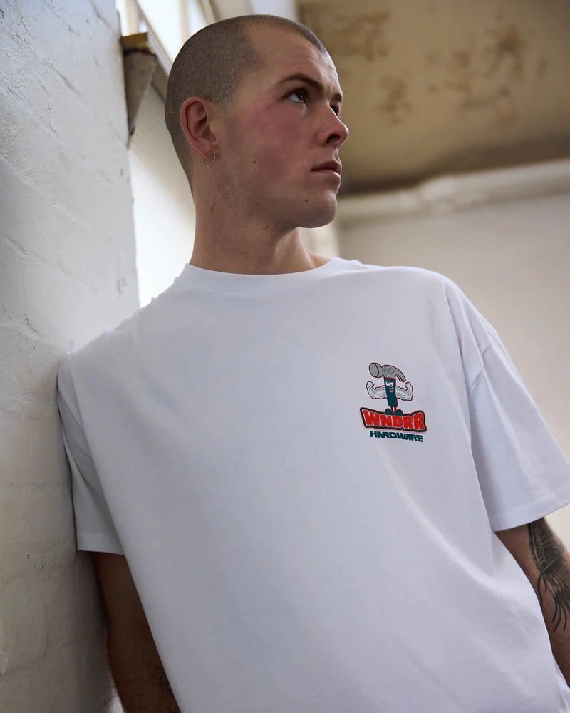 WNDRR Hardware box fit tee - White