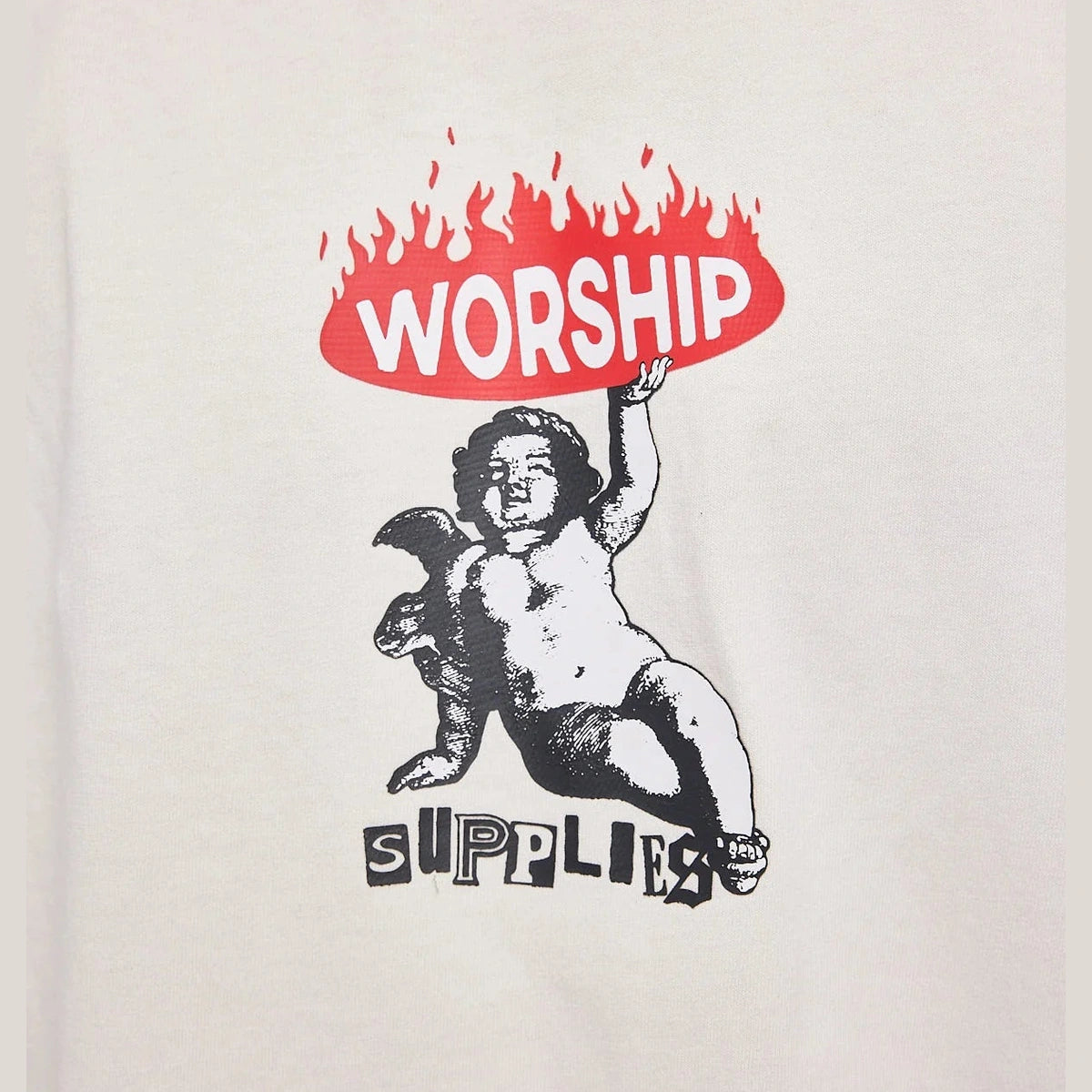 WORSHIP Hold up tee - Bone