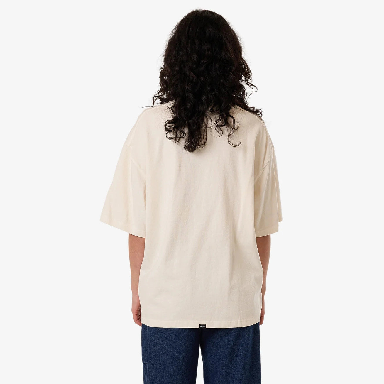 THRILLS james adams anarchy oversized tee - heritage white