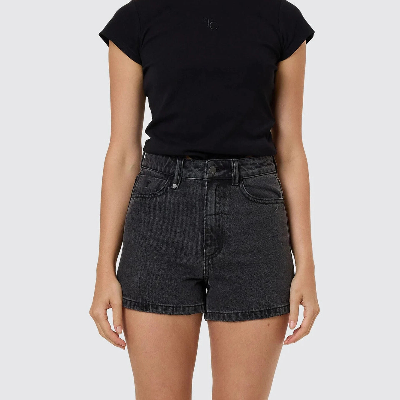 THRILLS Erica short - Ash black
