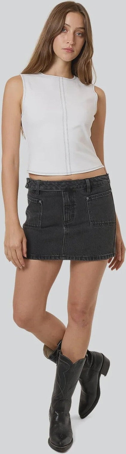 THRILLS Wyatt skirt - Ash black