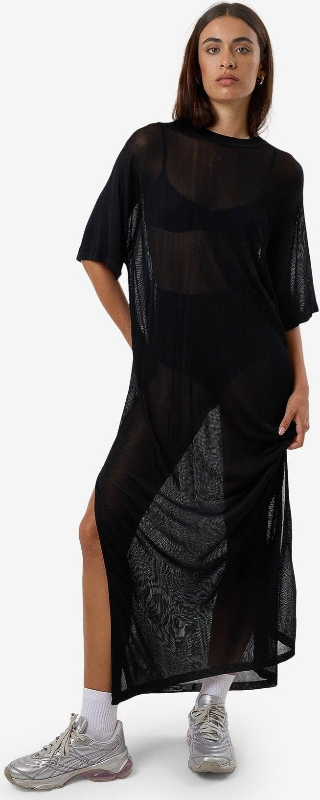 Thrills Anais Knit Dress - Black