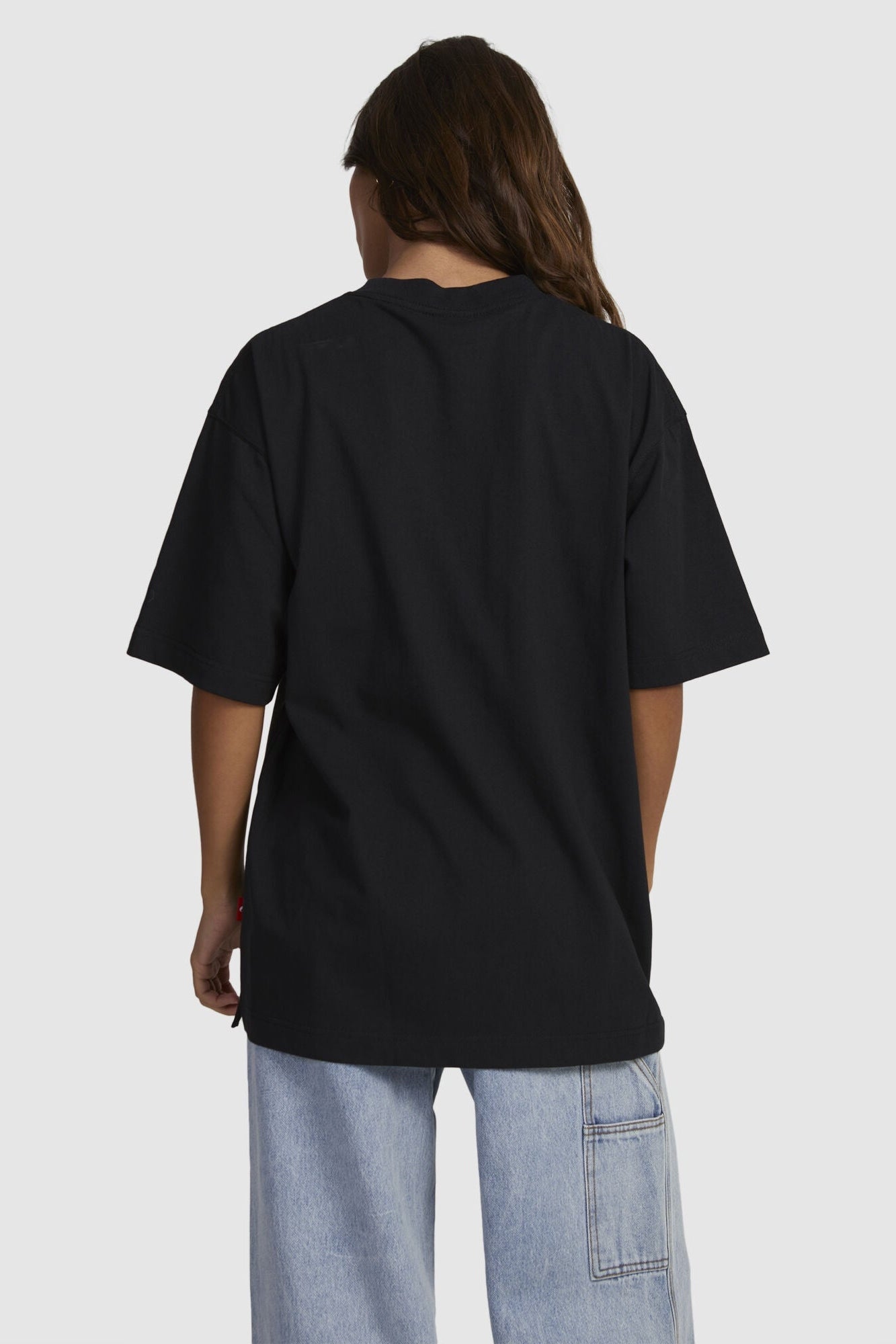 Worship grilled oversized tee - washed black