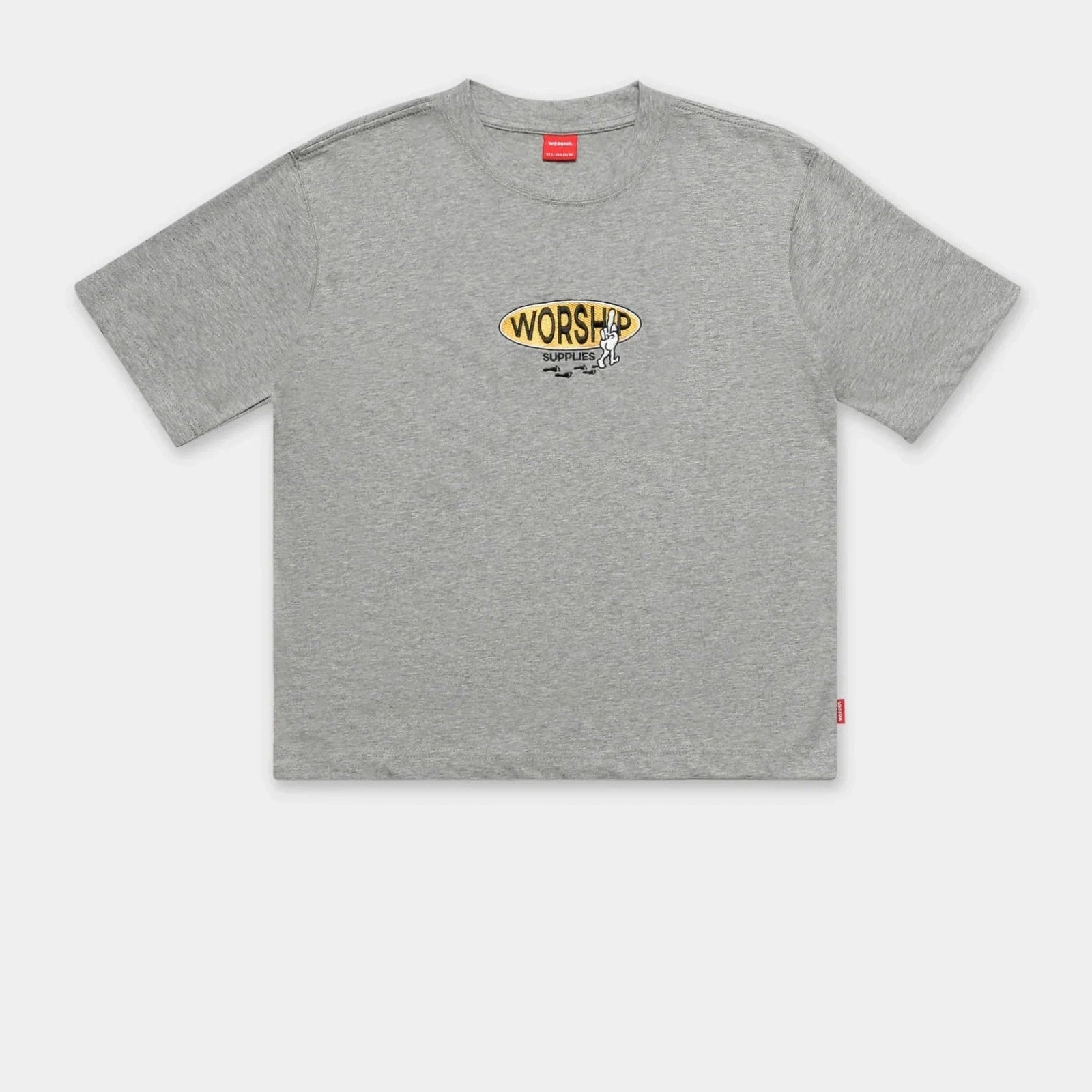 Worship keep on truckin' tee - grey marle