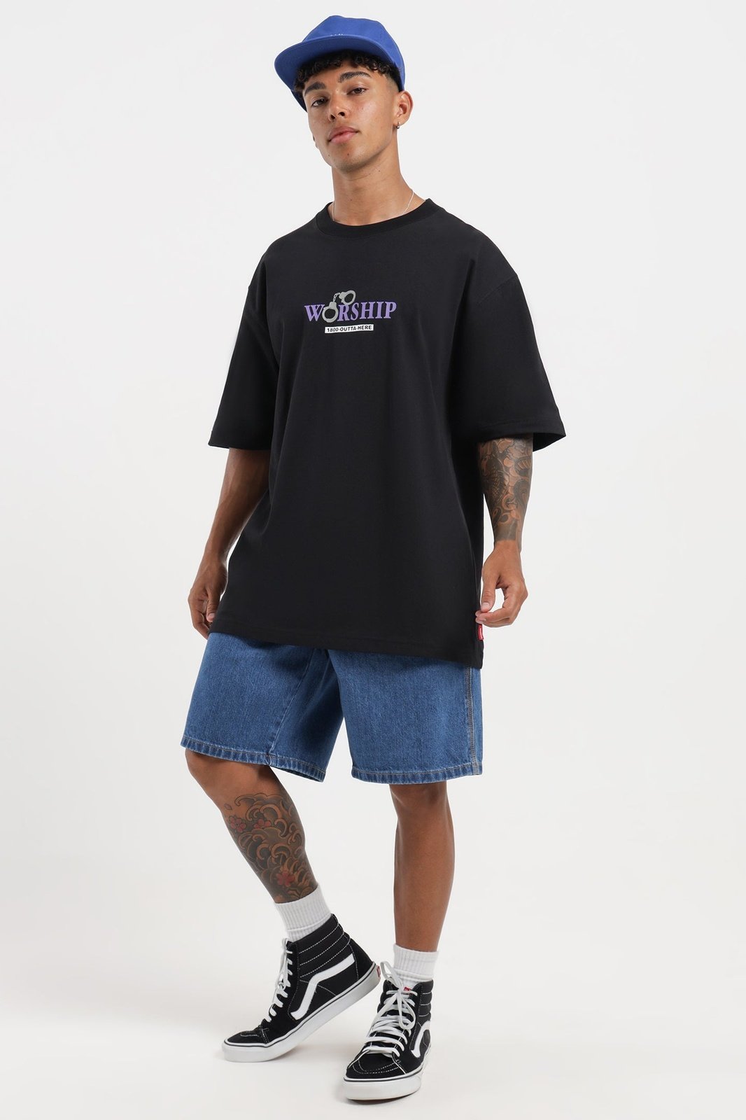 Worship Probation Tee - Black