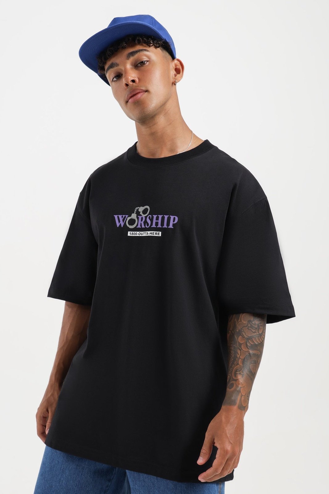 Worship Probation Tee - Black