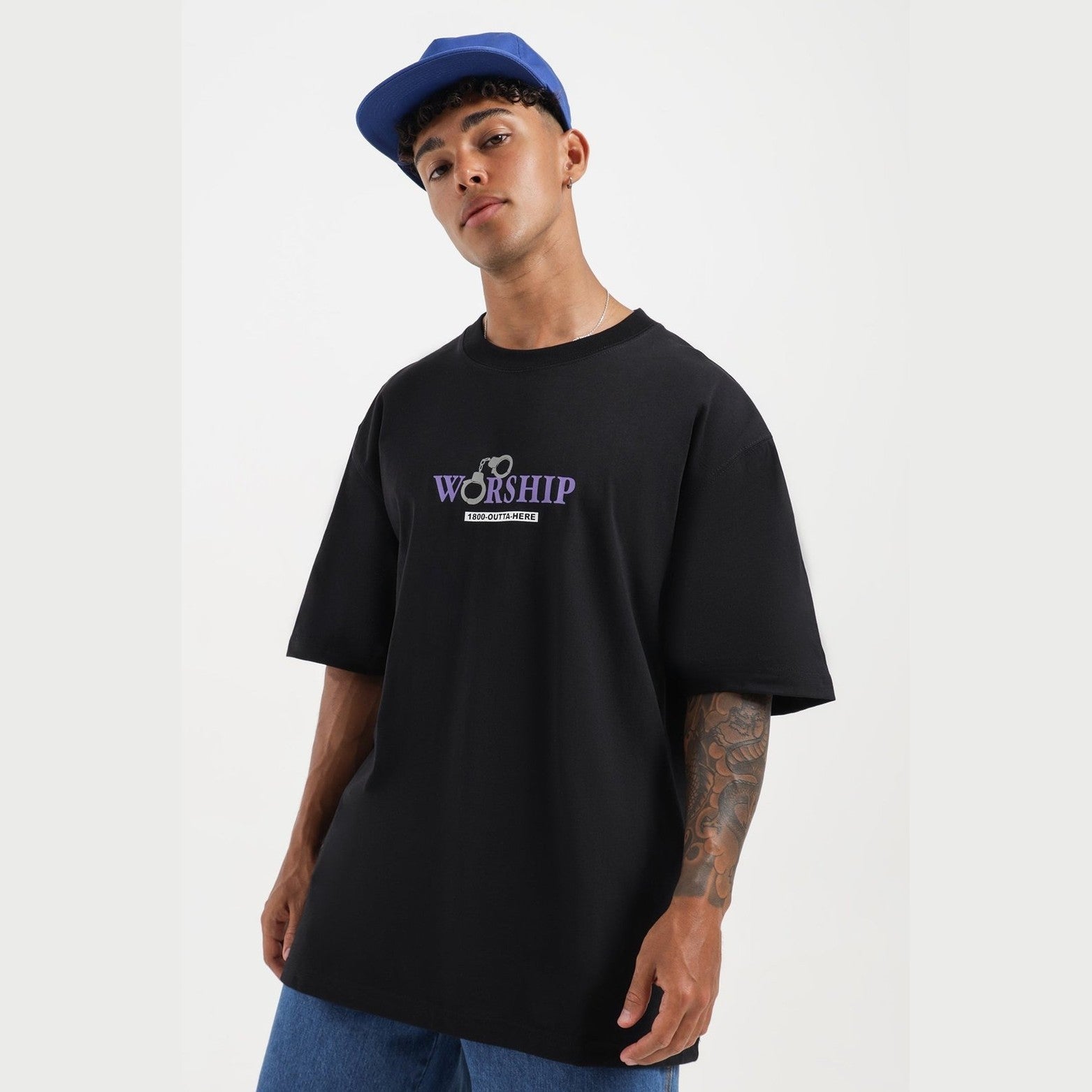 Worship Probation Tee - Black