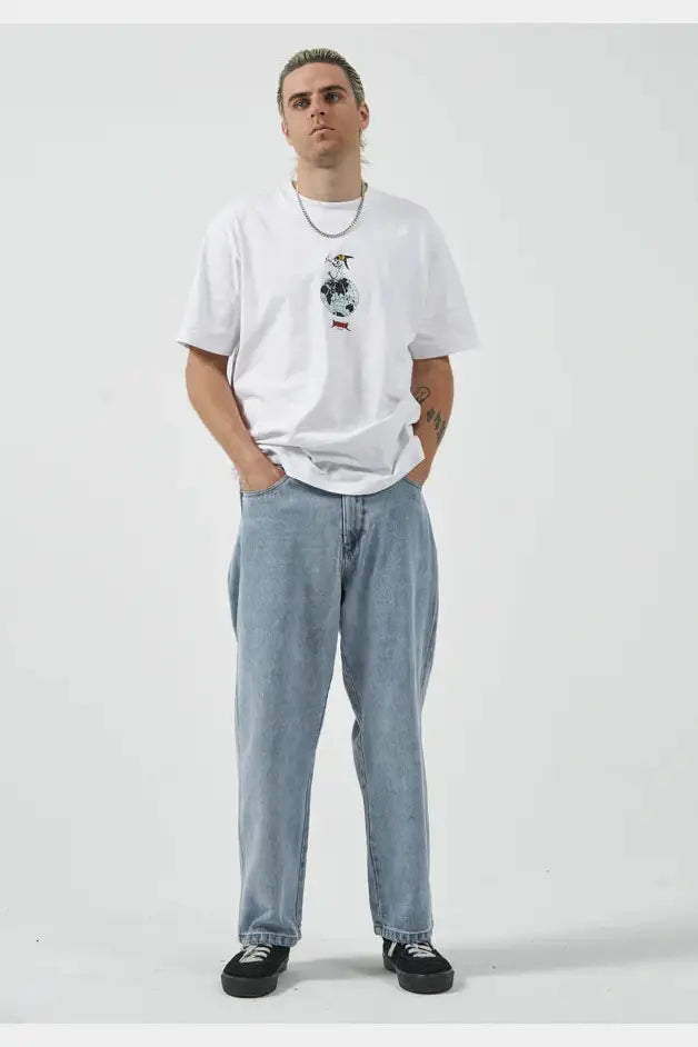 Worship big lounger hangtime jean - worship blew dust