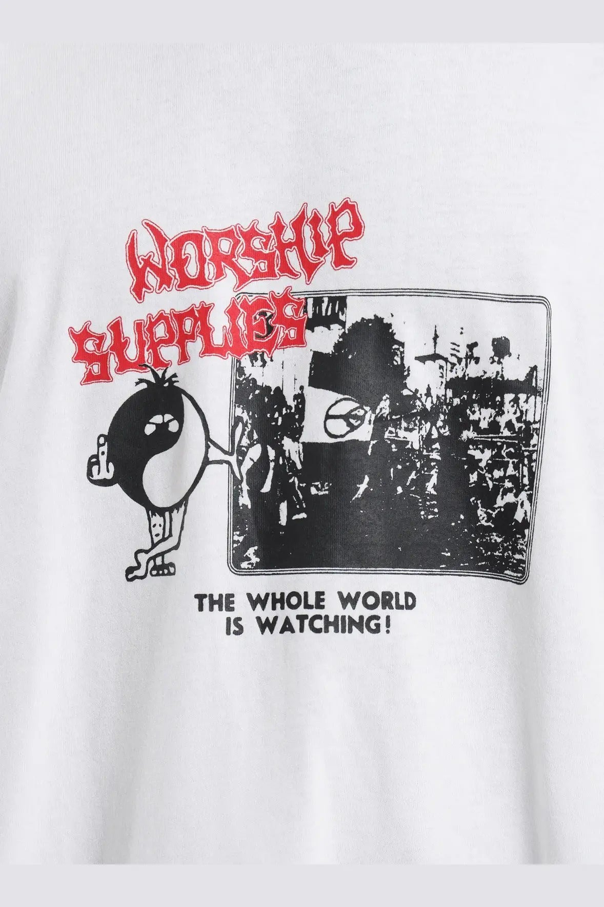 Worship everyones watching tee - white