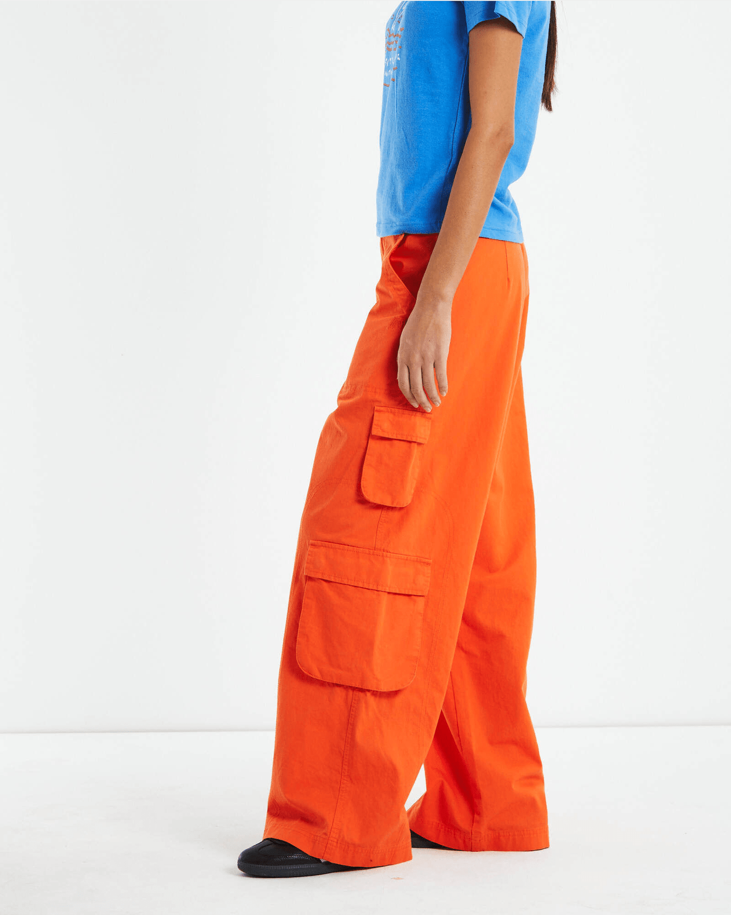 Misfit water pipe cargo pant- sherbert