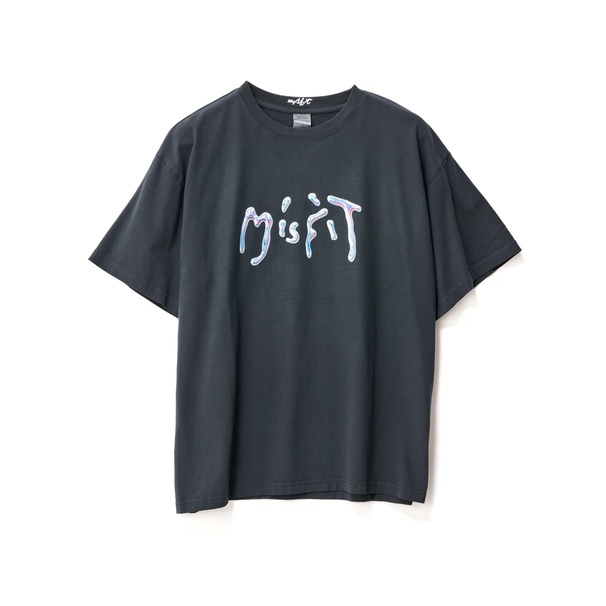 MISFIT Liquid chrome tee - Thrift black