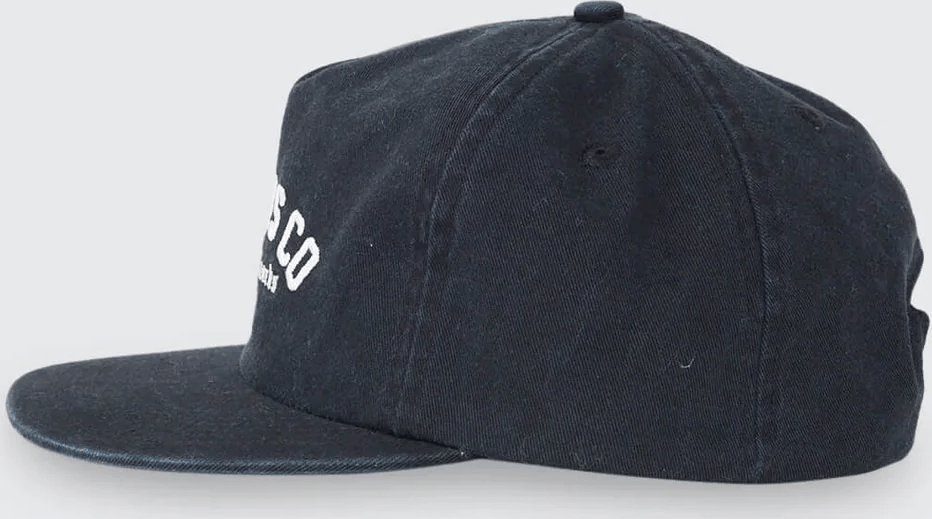 THRILLS Hard Knocks College 5 Panel Cap - Black