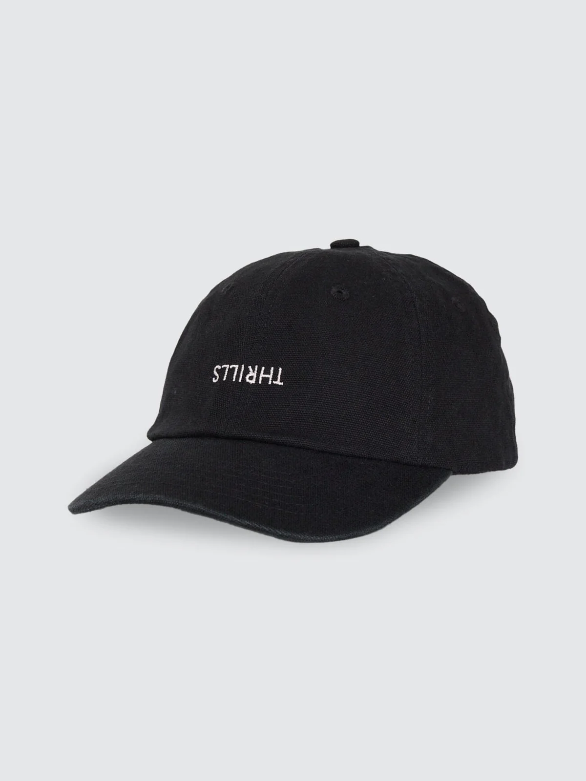 THRILLS Minimal thrills 6 panel cap - black