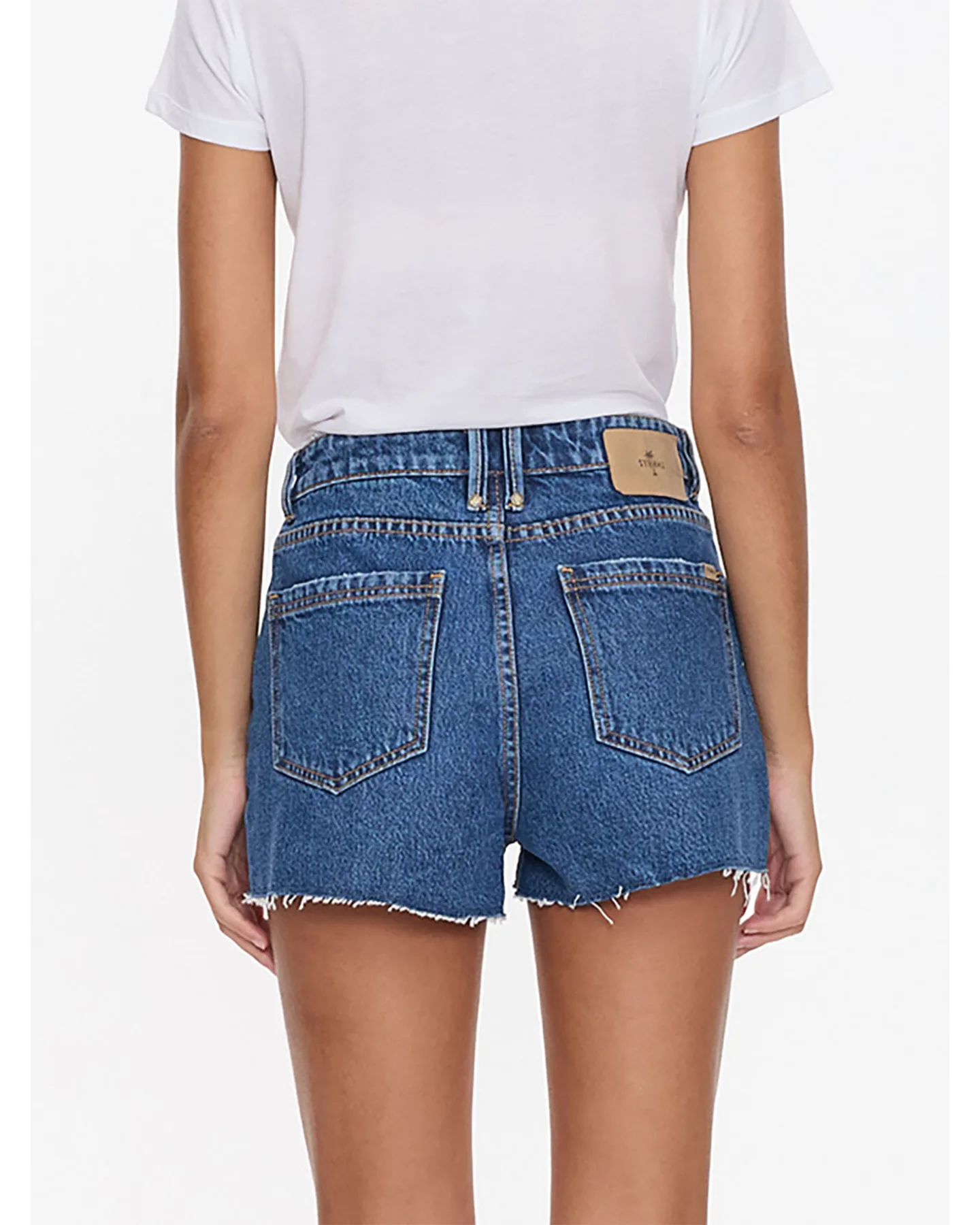 THRILLS Sadie High Rise Micro Short - Deep Vintage Blue