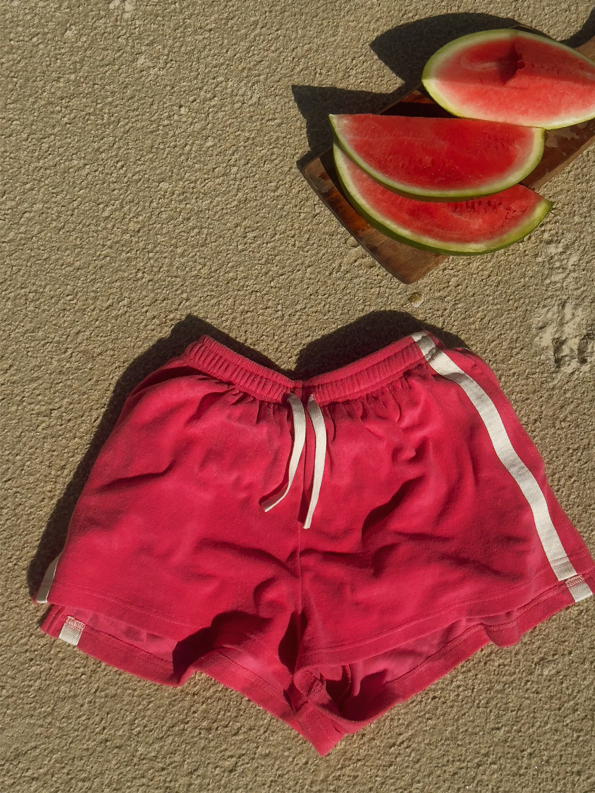 ATMOSEA Terry toweling short - strawberry