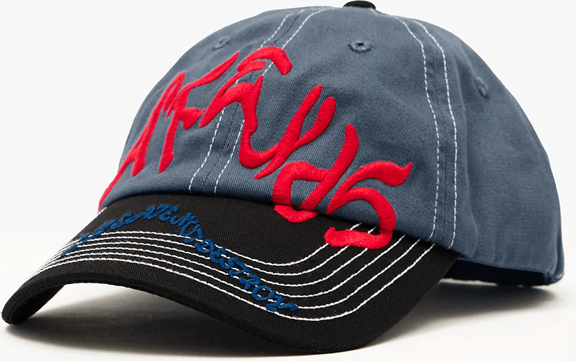 AFENDS Consider six panel cap - Slate blue