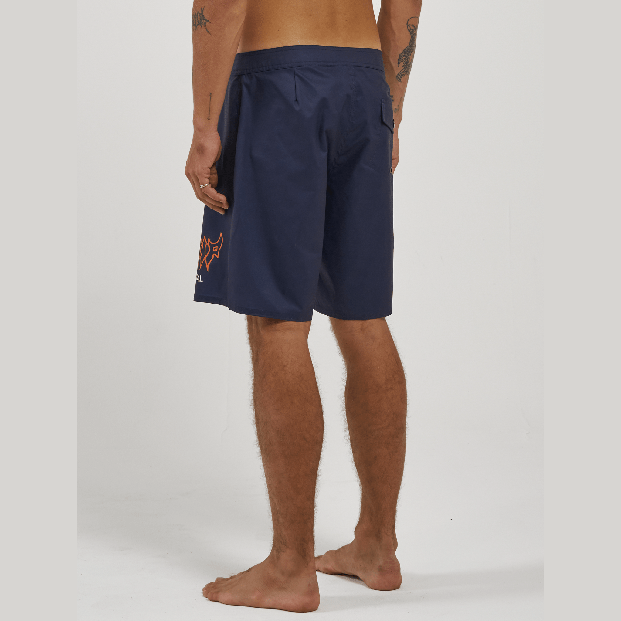 Worship mean metal boardshort - austral aura