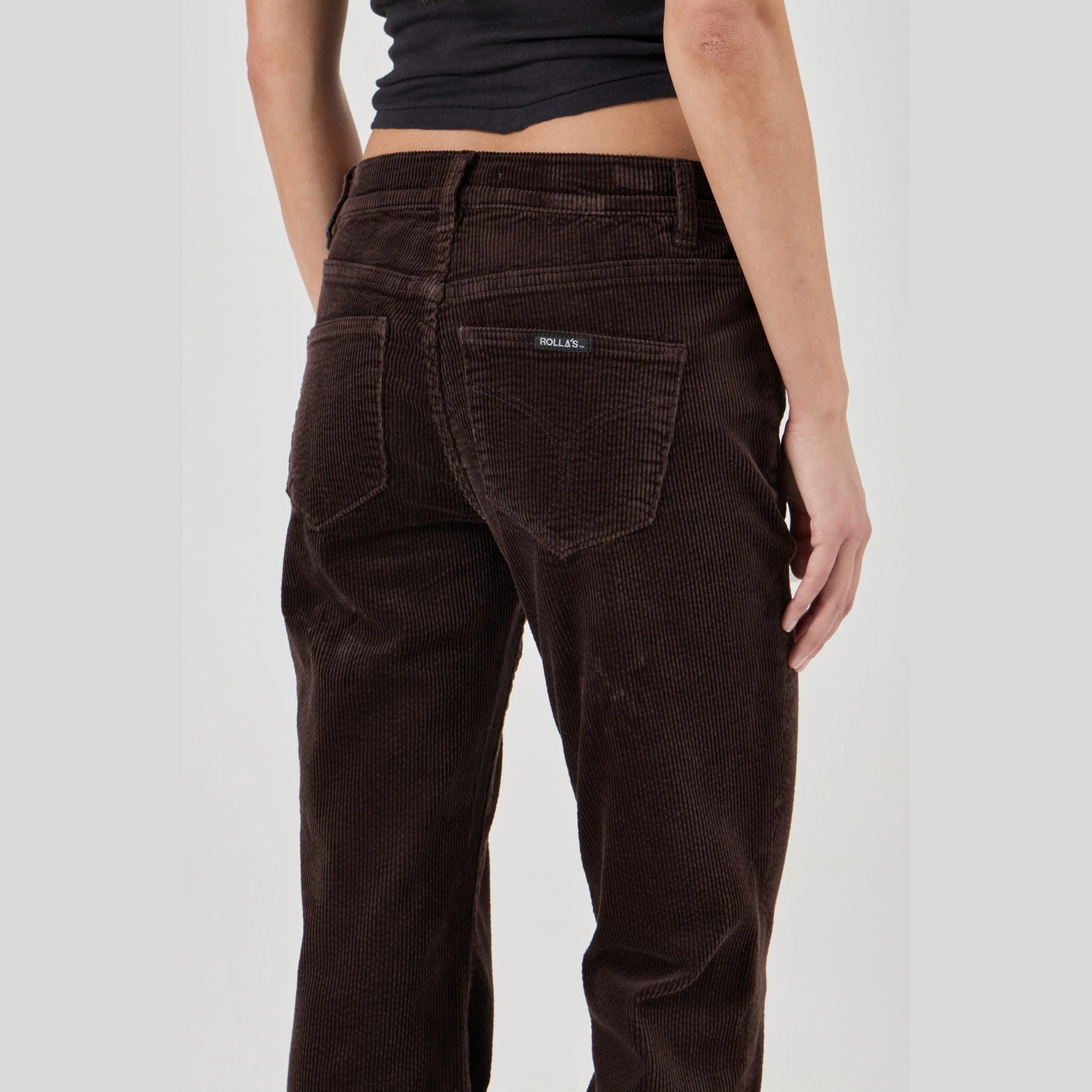 ROLLA'S Downtown flare jean - Expresso cord
