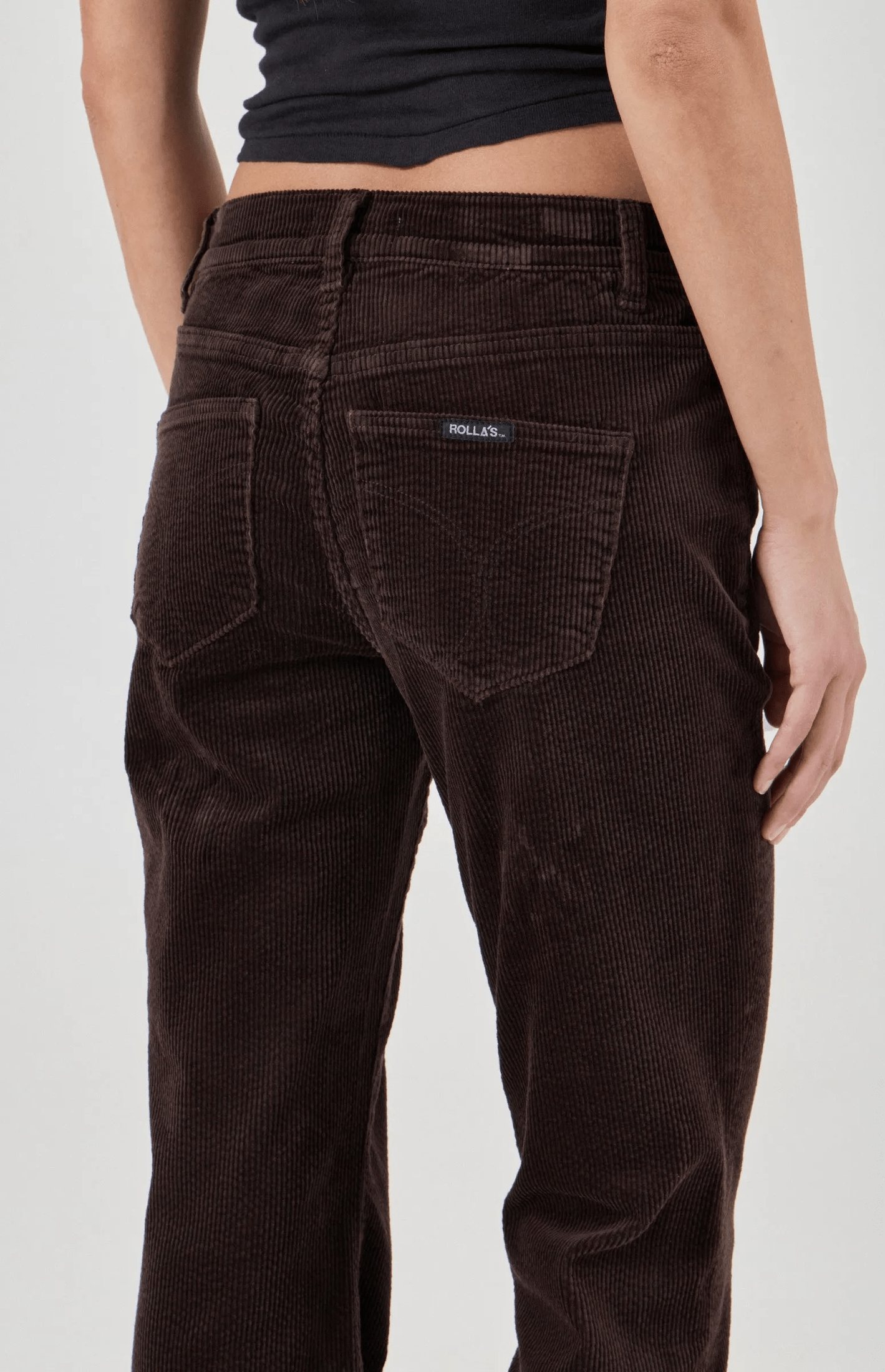ROLLA'S Downtown flare jean - Expresso cord