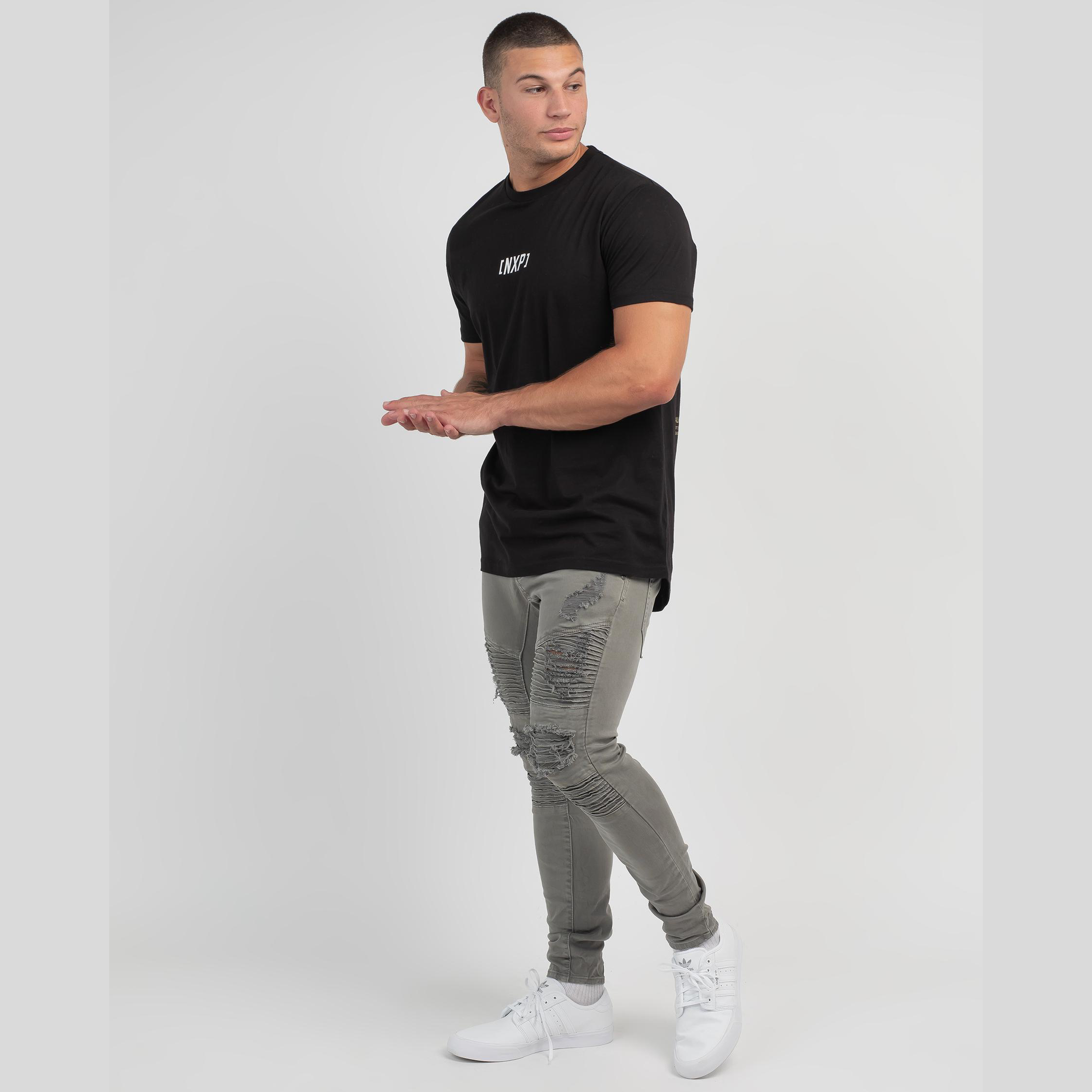 Nxp rundown cape back tee