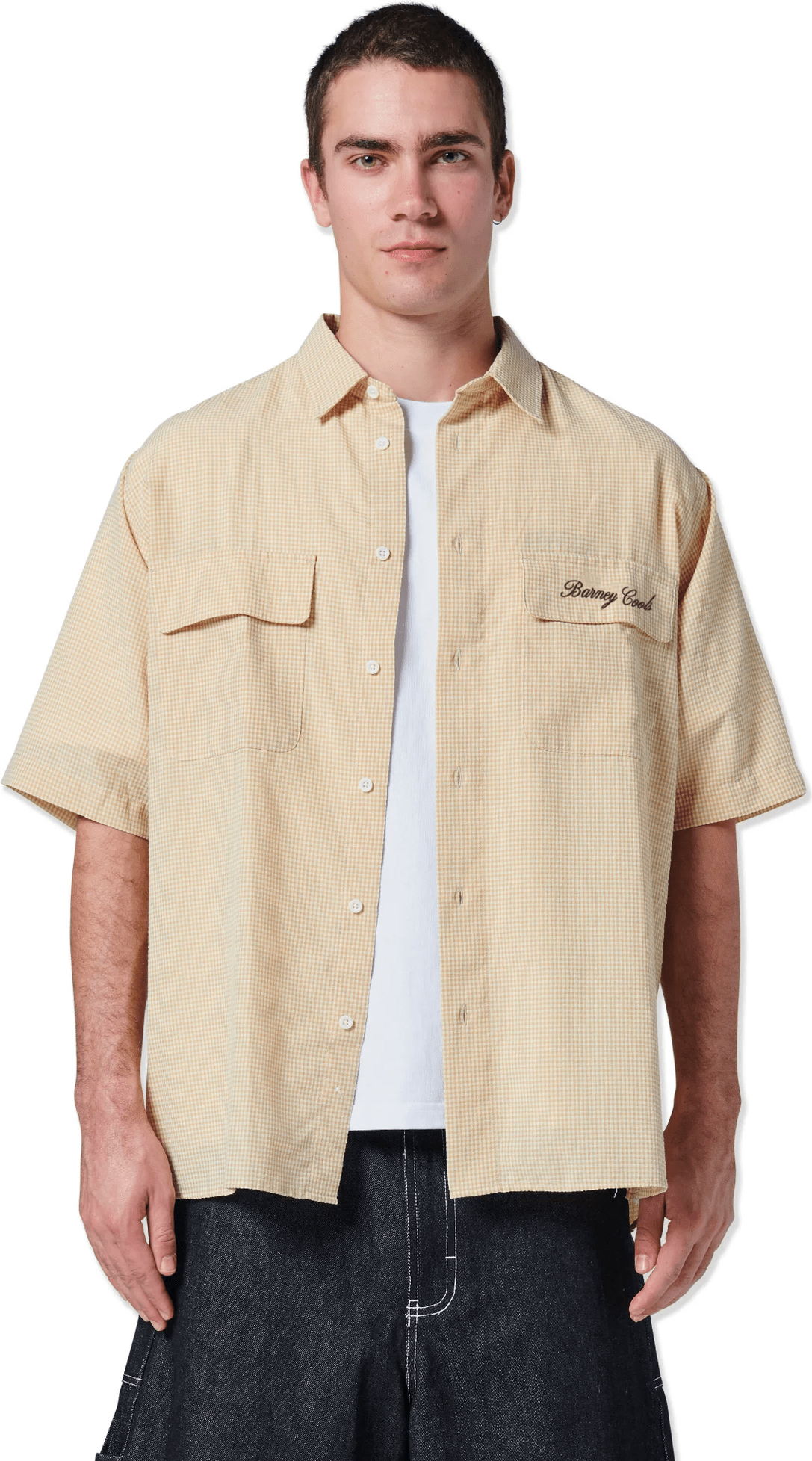 BARNEY COOLS DTD Shirt Beige