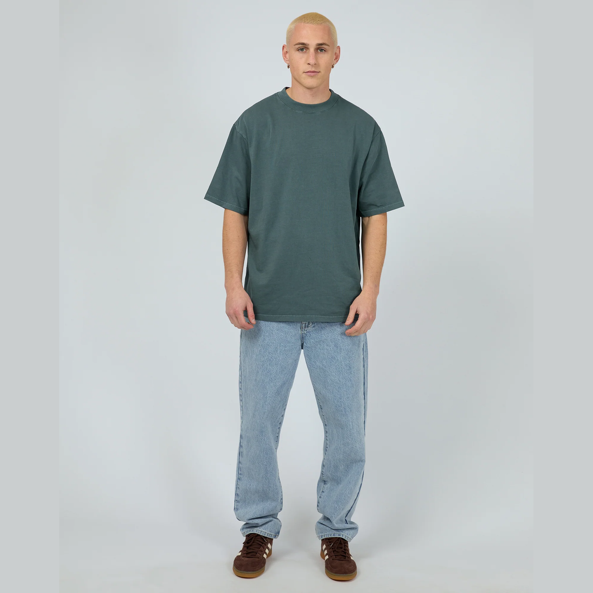SILENT THEORY Heavy weight tee - Blue