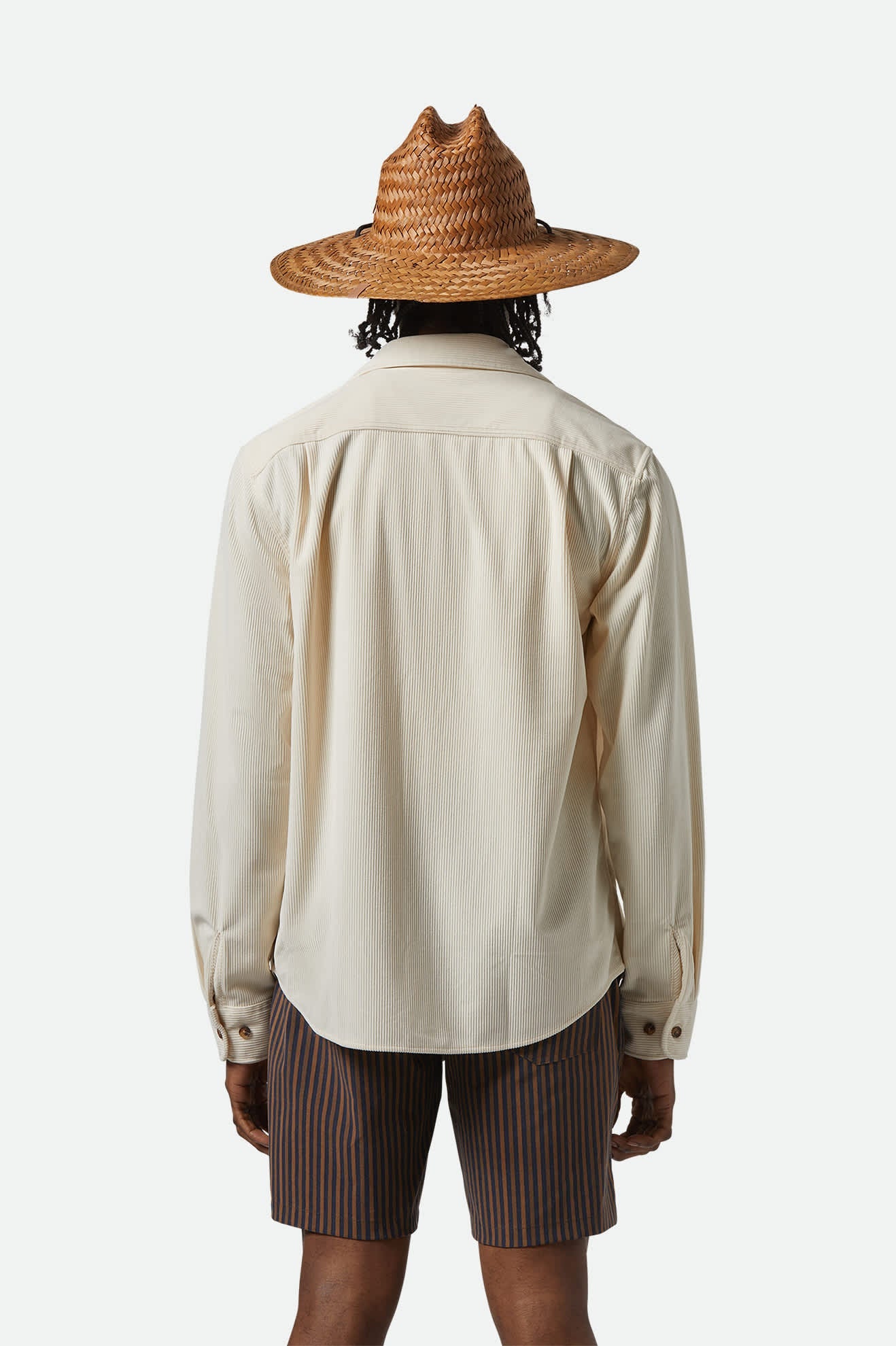BRIXTON The Field Corduroy L/S Overshirt - Whitecap