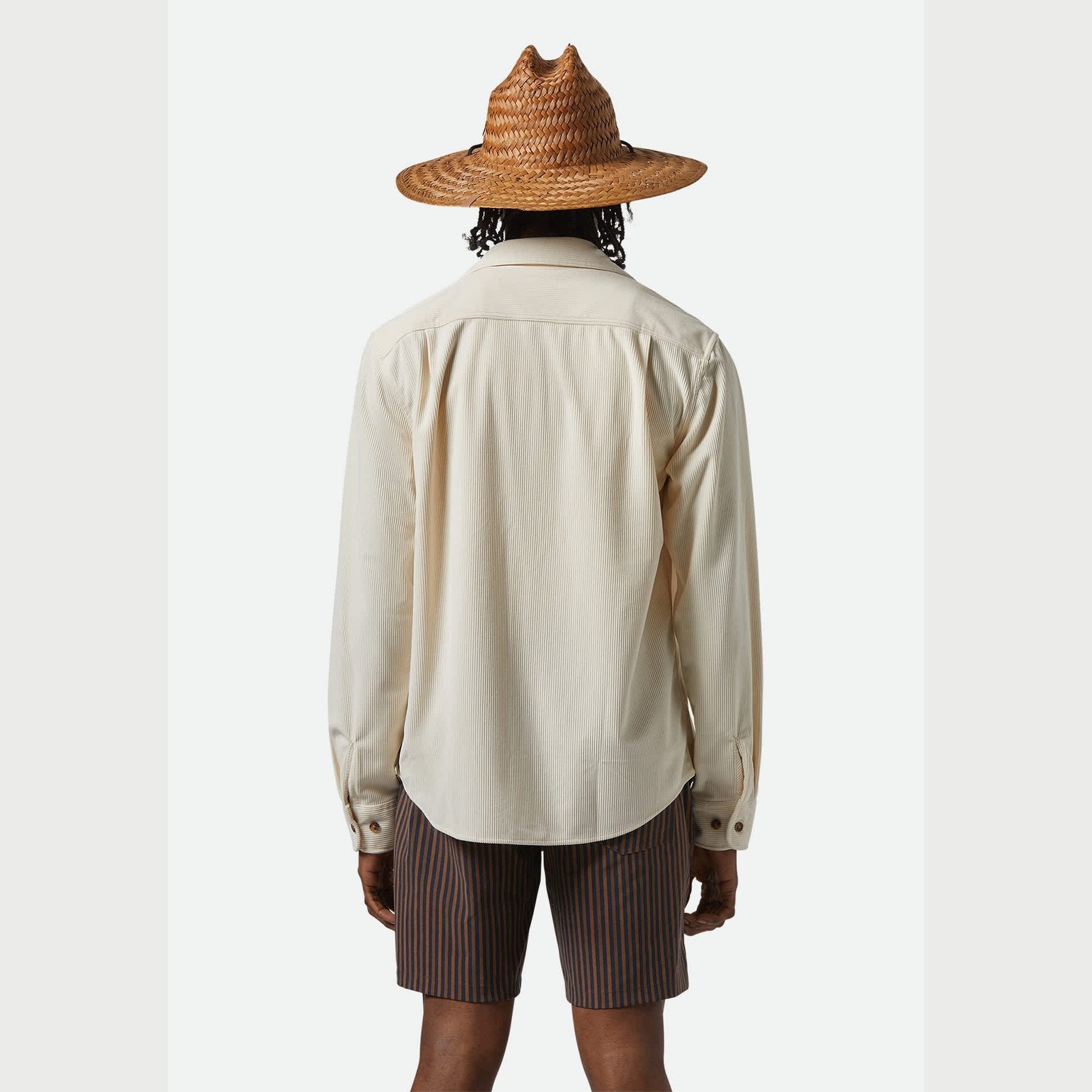 BRIXTON The Field Corduroy L/S Overshirt - Whitecap