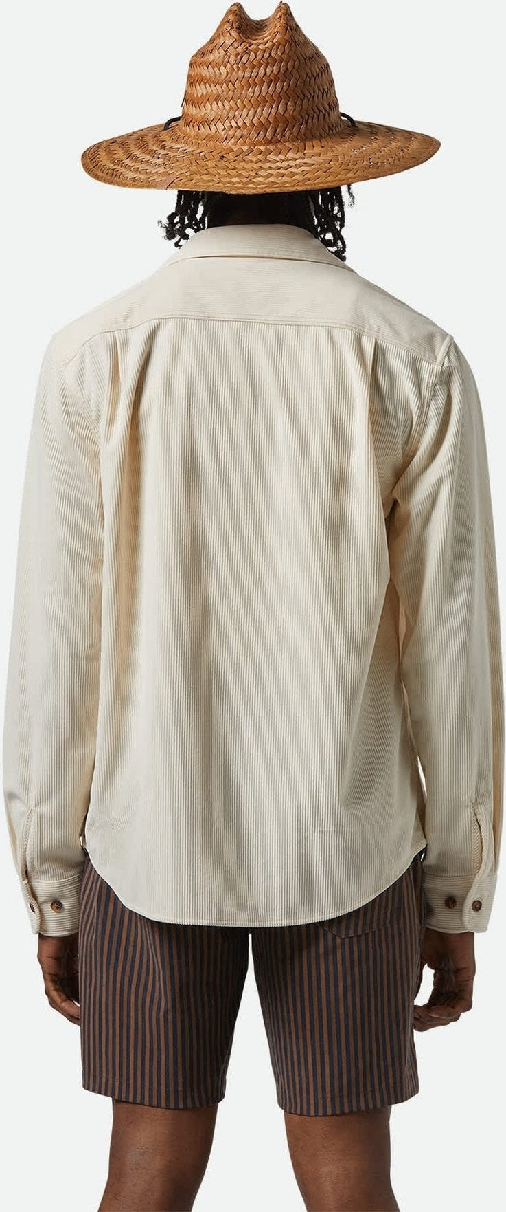 BRIXTON The Field Corduroy L/S Overshirt - Whitecap