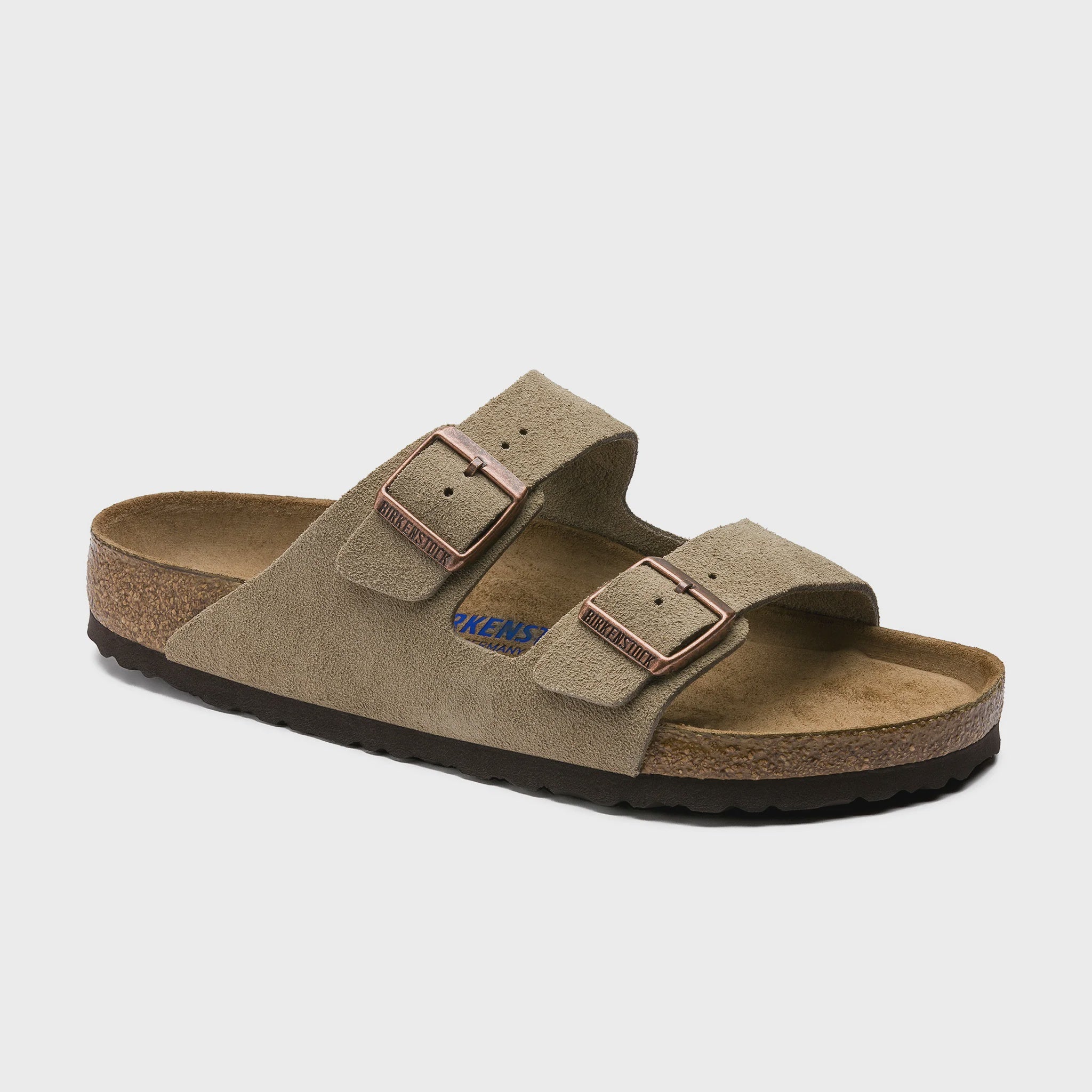 Birkenstock - Arizona SFB Taupe Suede Leather