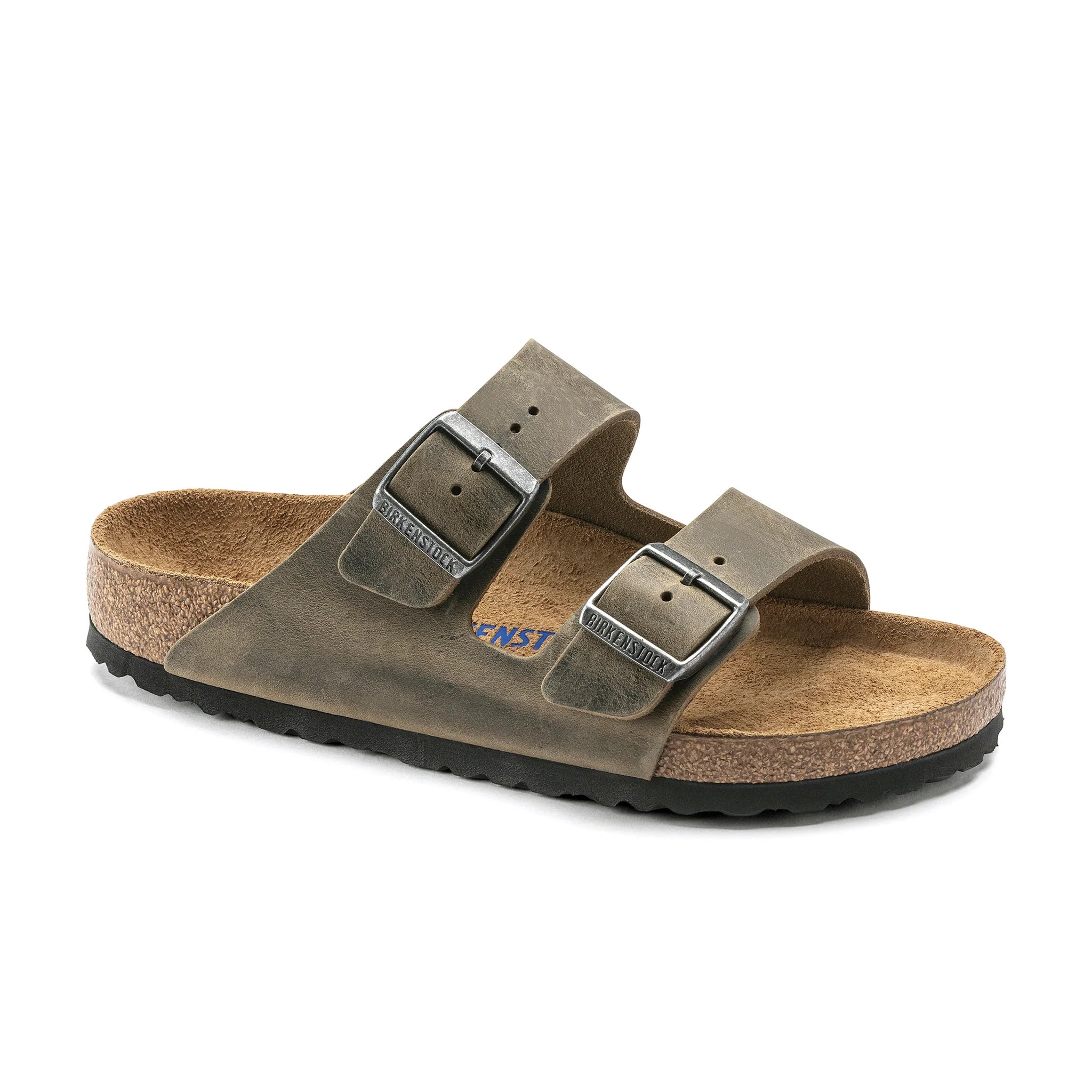BIRKENSTOCK Arizona Sfb Faded Khaki Oiled Leather Regular