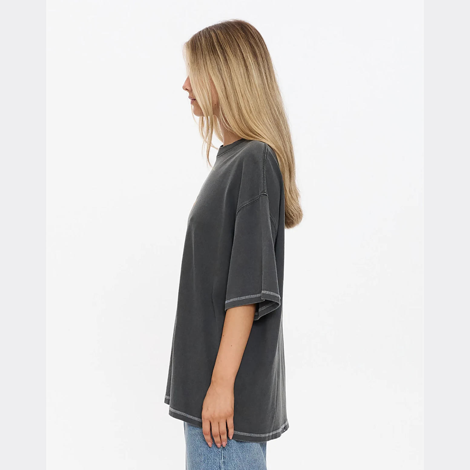 THRILLS Take It Easy Oversized Tee - Merch Black