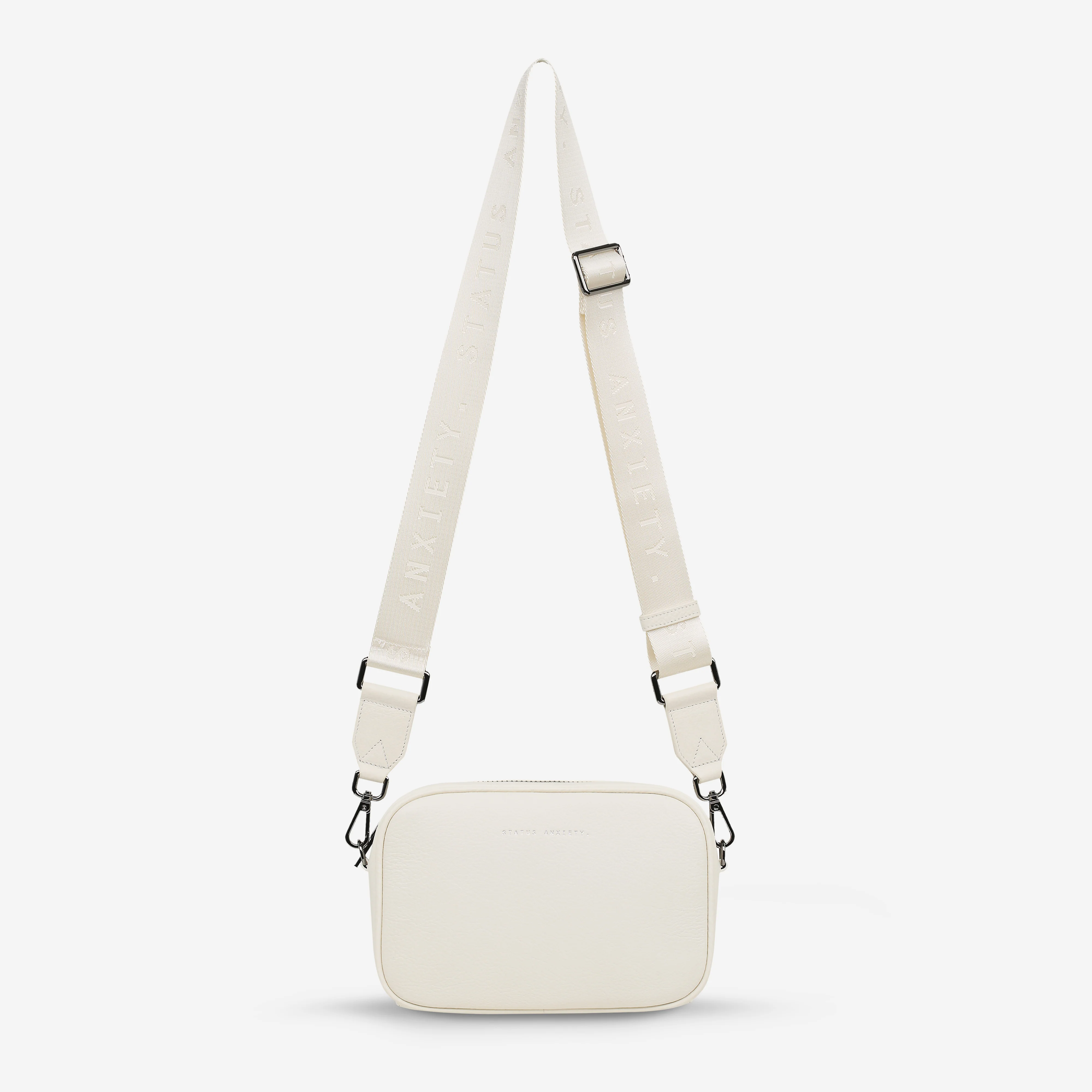 STATUS ANXIETY plunder with webbed strap - chalk