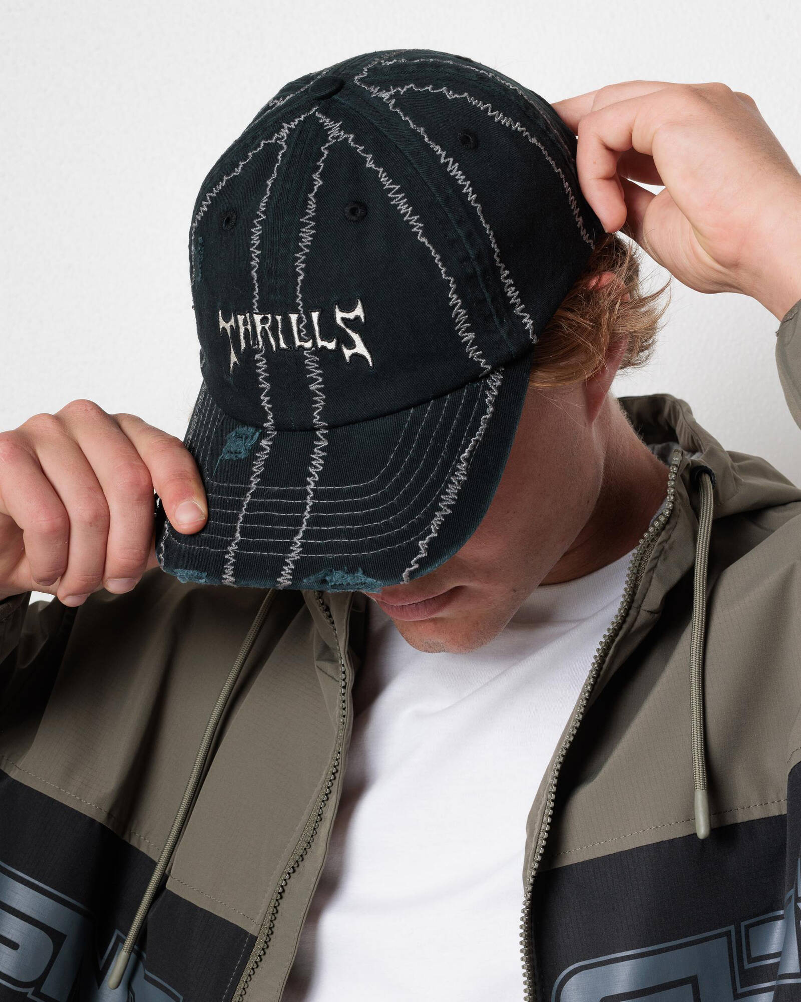 THRILLS Stagger 6 Panel Cap - Black