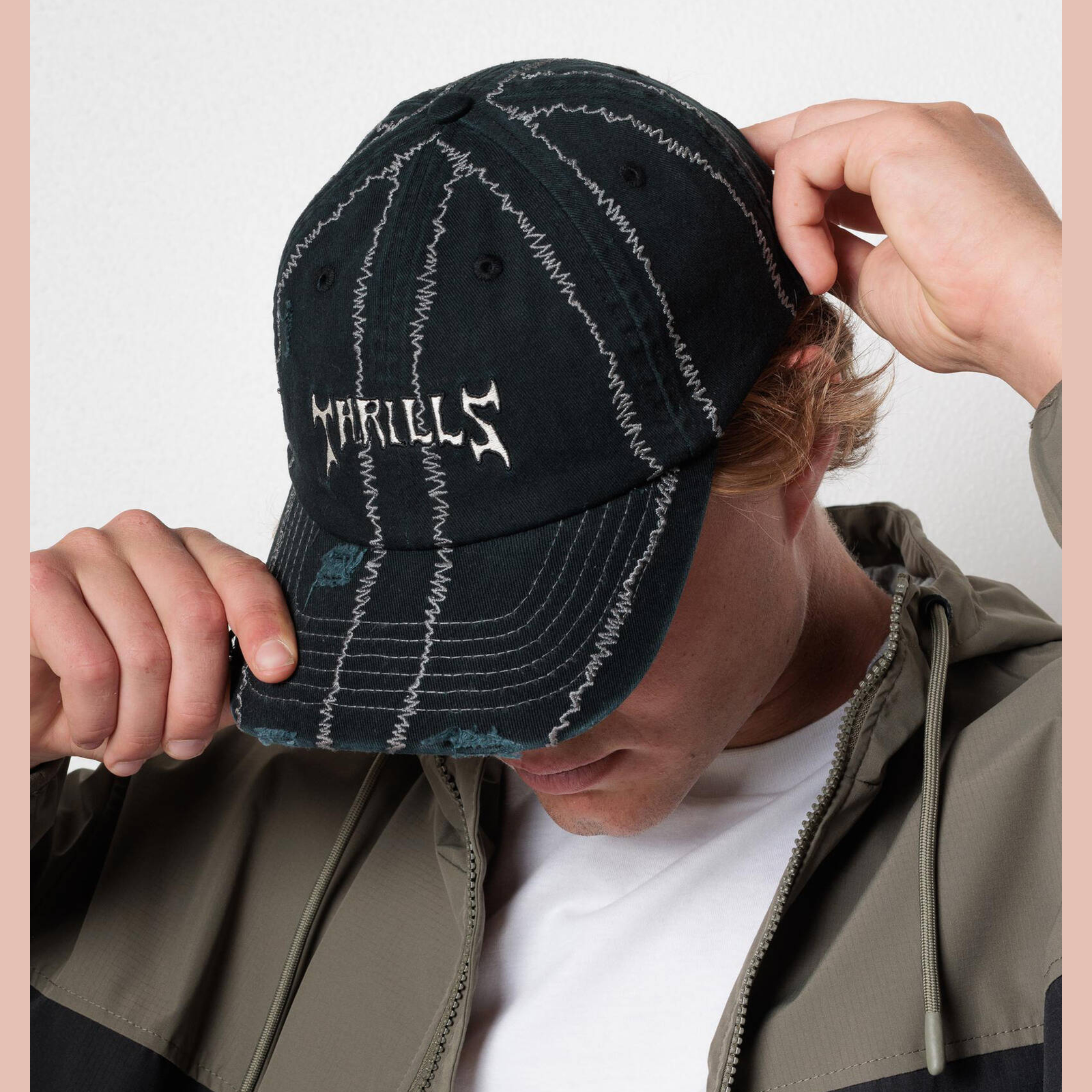 THRILLS Stagger 6 Panel Cap - Black