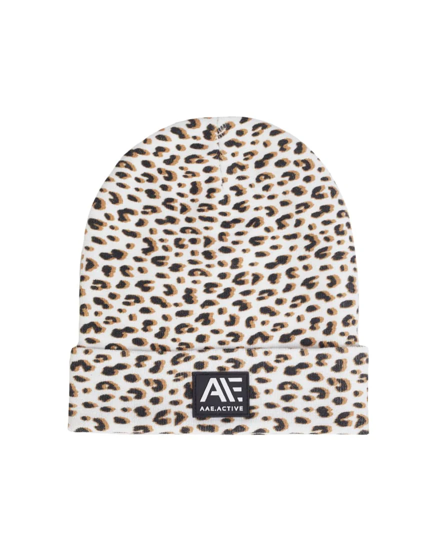 ALL ABOUT EVE ACTIVE leopard sports beanie- print