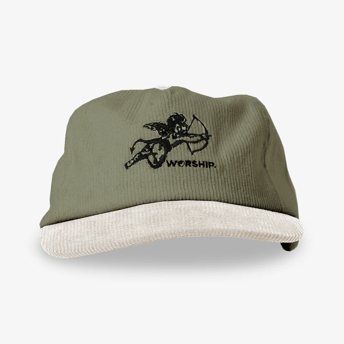 WORSHIP Cherub Cord Hat - Kelp