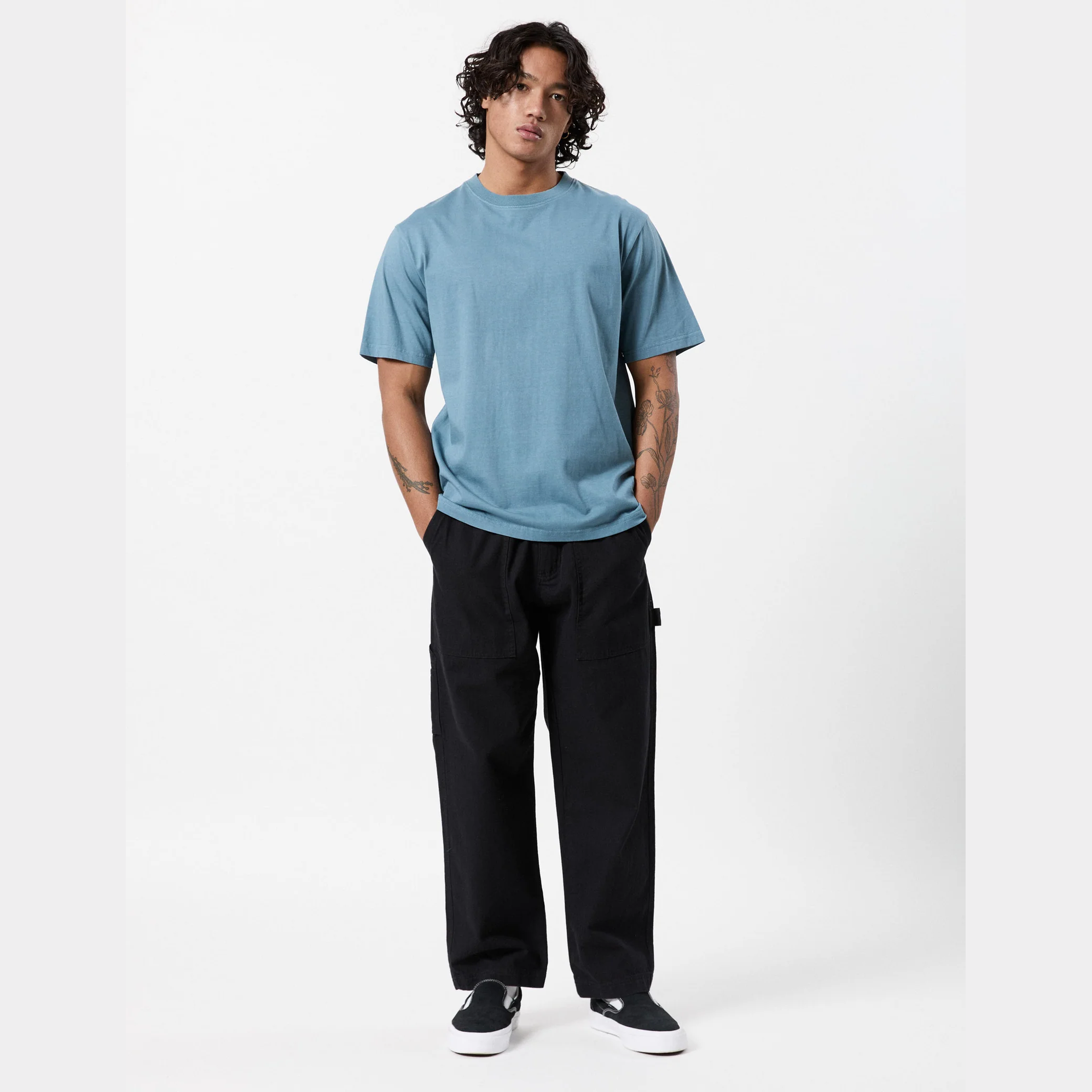 MR SIMPLE Heavy weight tee - Denim