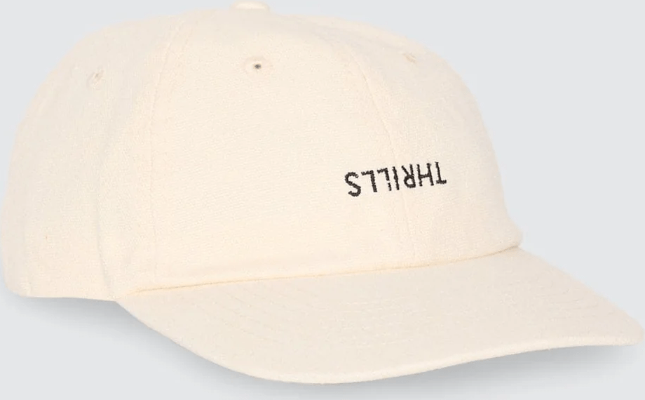 THRILLS Minimal thrills 6 panel cap -Heritage white