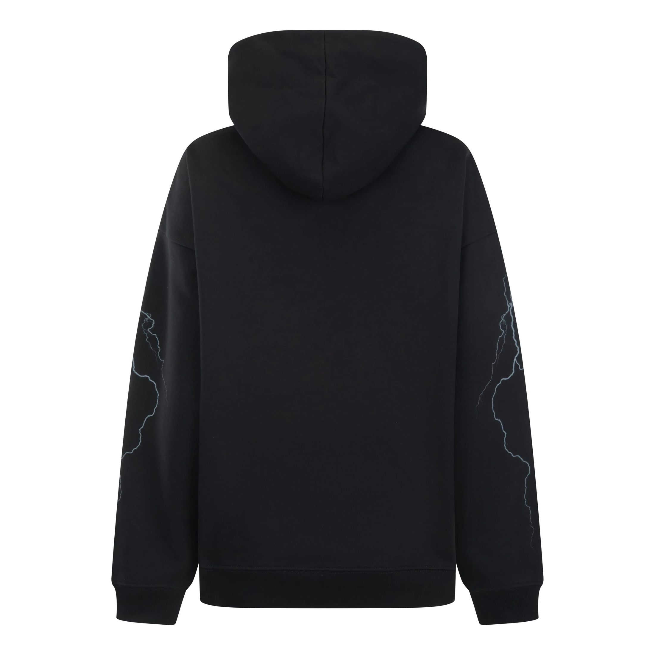 SEA STREET Metallic driver oversized hoody - Washed black