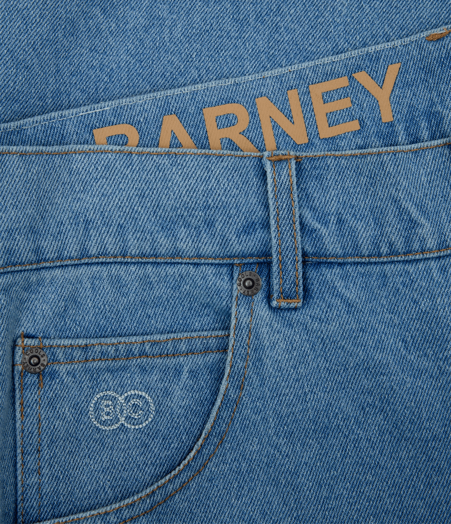 Barney Cools Denim Jort Stonewash