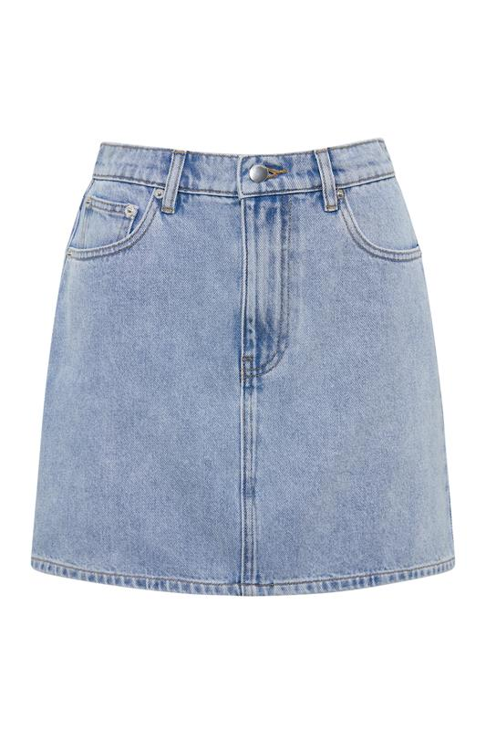 NUDE LUCY Sia Denim Mini Skirt - 90's Blue